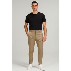 Lululemon Men’s Commission Pant Slim Fit 32x29 Khaki See Pics